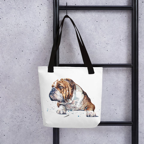 English Bulldog Art Tote bag