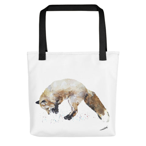 Fox Watercolour Art Tote bag