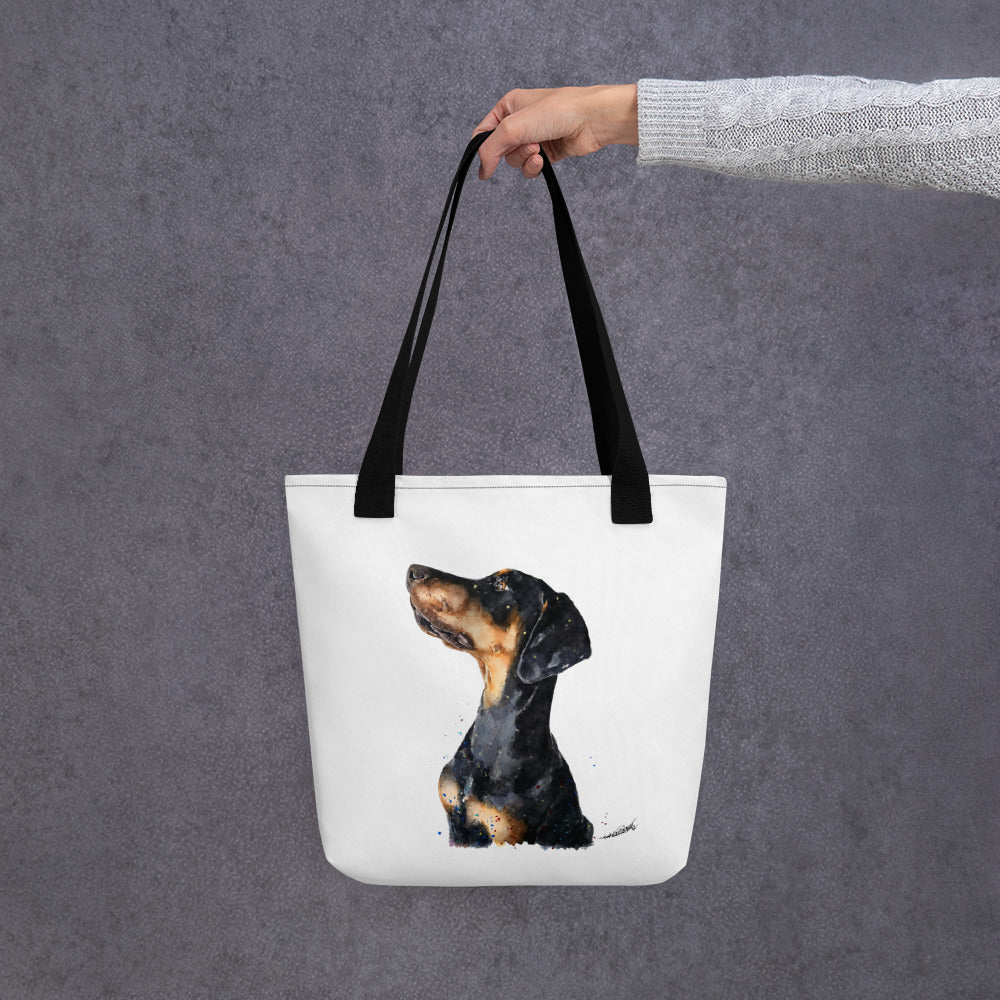 Doberman Art Tote bag