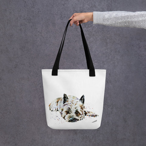 Cairn Terrier Art Tote bag