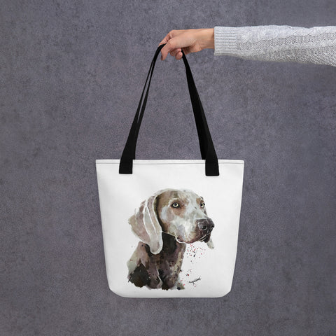 Weimaraner The Boss Art Tote bag