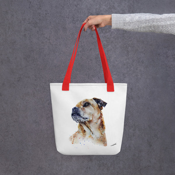 The Thinker Dog Tote bag