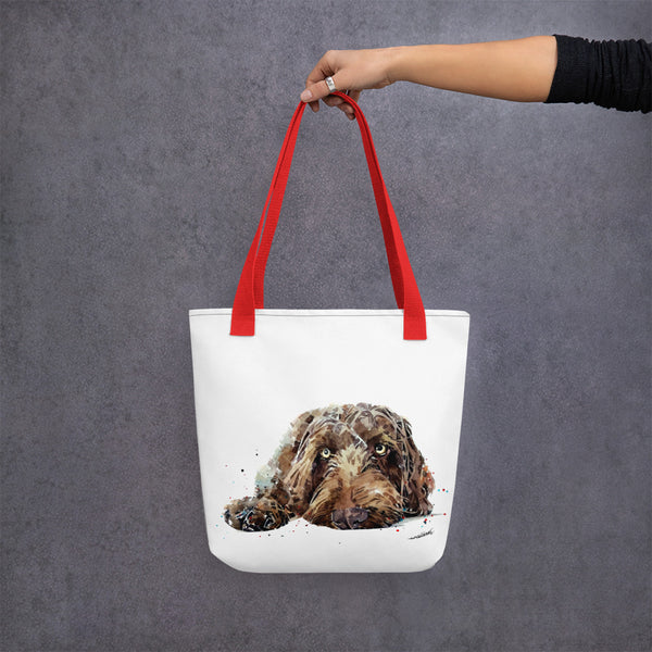 German Wirehaired Pointer Tote bag - GWP Tote Bag