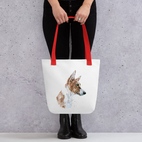 Basenji Dog Art Tote bag
