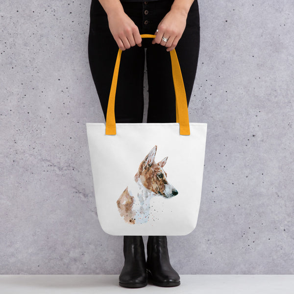 Basenji Dog Art Tote bag