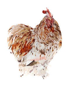 Chicken III " - Original Watercolour Art