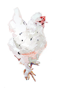 Chicken I " - Original Watercolour Art