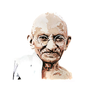 Mahatma Gandhi - Original Watercolour A2 (24*16 inches)