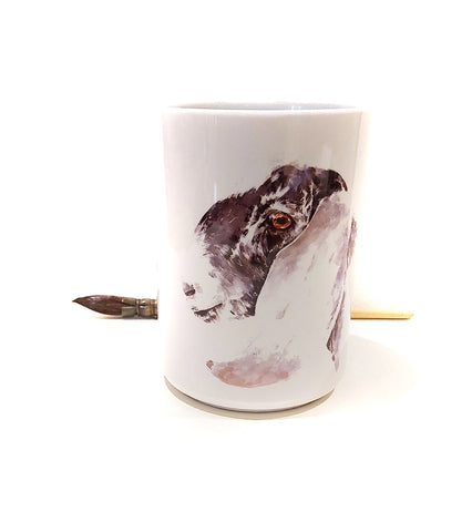 Large Goat  Ceramic Mug 15 oz-   Goat Coffee Mug, Nubian Goat mug gift ,Goat Mug, Nubian Goat Mug