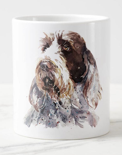 Large Spinone Italiano 2 Ceramic Mug 15 oz- Spinone Italiano Coffee Mug, Spinone Italiano mug gift,Spinone Italiano Mug,Spinone Italiano cup