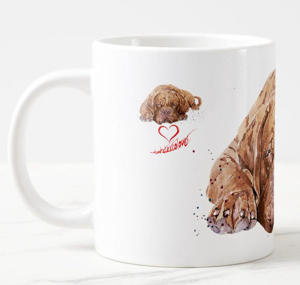 Dogue de Bordeaux Ceramic Mug 15 oz- Dogue de Bordeaux Coffee Mug, Dogue de Bordeaux mug gift ,Dogue de Bordeaux, Dogue de Bordeaux Mug