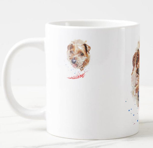 Large Norfolk Terrier Ceramic Mug 15 oz-Norfolk Terrier Coffee Mug, Norfolk Terrier gift ,Norfolk Terrier Mug,Norfolk Terrier Mug