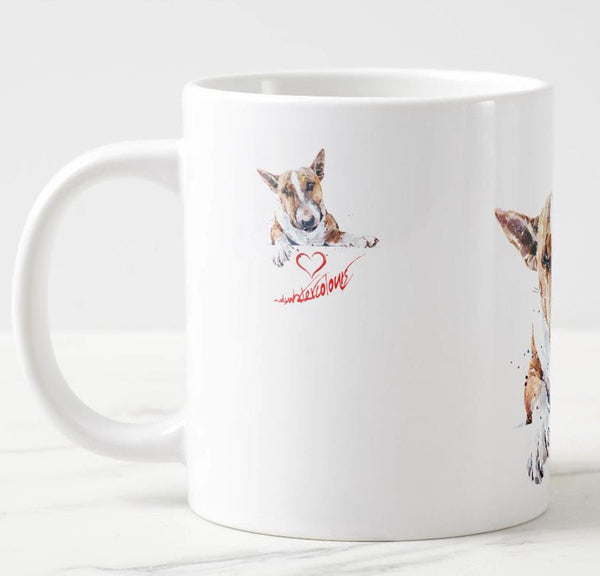 Bull Terrier 3 Ceramic Mug 15 oz- Bull Terrier Coffee Mug, Bull Terrier mug gift ,Bull Terrier Mug