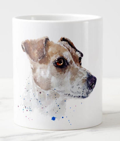 Jack Russell Terrier Ceramic Mug 15 oz- Jack Russell Terrier Coffee Mug, Jack Russell Terrier mug gift ,Jack Russell Terrier Mug