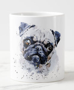 Pug Love Ceramic Mug 15 oz- Pug Coffee Mug, Pug mug gift ,Pug Mug,Pug Coffee Mug, Pug Tea Mug