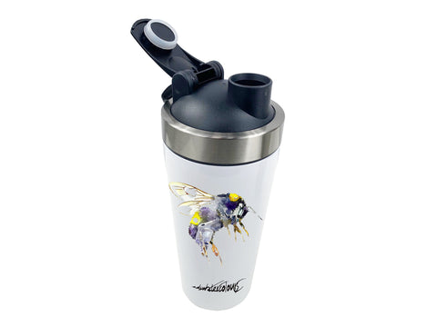Dumbledore Bumblebee 500ml Steel Shaker Bottle/Travel Mug .Bumblebee shaker bottle,Bumblebee bottle gift,Bumblebee travel mug