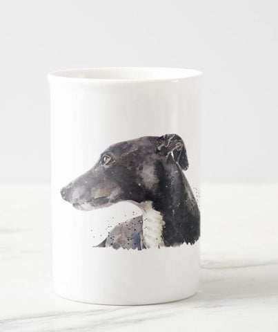 A Penny for your thoughts - Windsor fine bone china Mug 10oz- Sighthound Coffee Mug,Sighthound mug gift ,whippet Cup,whippet  tea cup