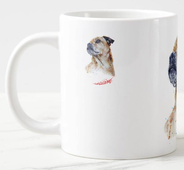 The Thinker  Ceramic Mug 15 oz-  Dog Coffee Mug, Dog mug gift ,Dog Mug, Dog Tea Cup