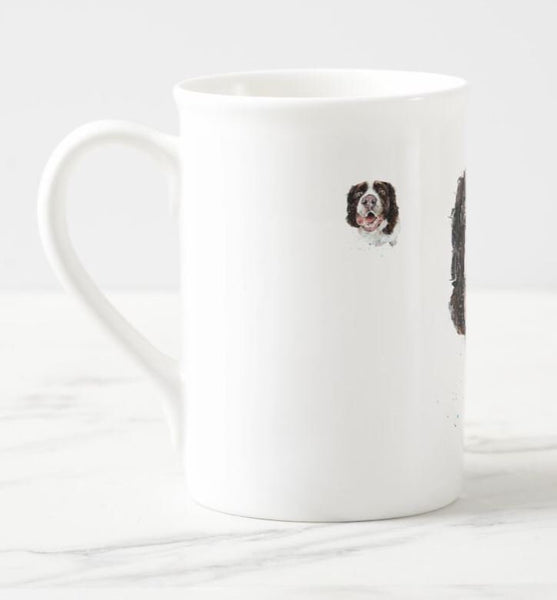 Springer Spaniel Windsor fine bone china Mug 10oz- Springer Spanie Coffee Mug, Springer Spaniel  mug gift ,Springer Spaniel Tea cup