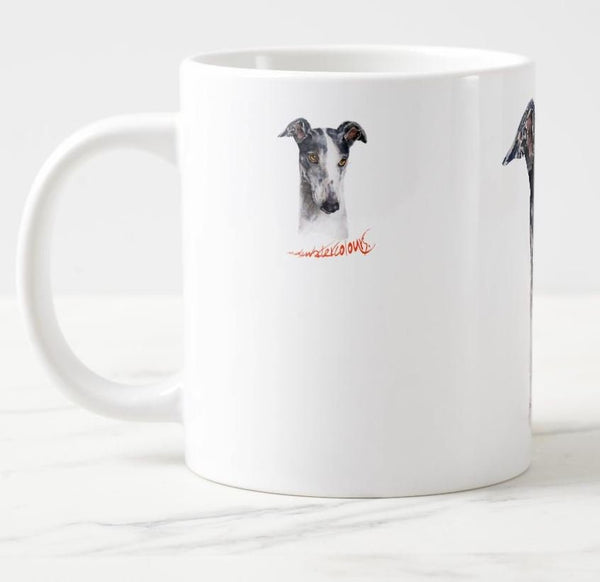 Majestic - Ceramic Mug 15 oz- Sighthound Coffee Mug,Sighthound mug gift ,whippet Cup,whippet  tea cup