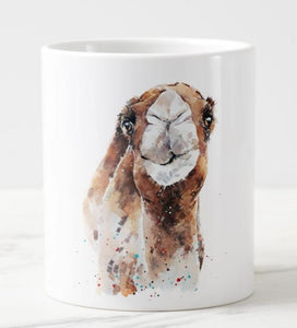 Camel Watercolour Art Ceramic Mug 15 oz- Camel Art Coffee Mug ,Camel Art Mug,Camel Watercolor Mug,Camel Cup