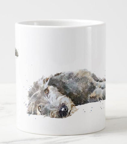 Irish Wolfhound Reclined - Ceramic Mug 15 oz-Irish Wolfhound Coffee Mug,Irish Wolfhound gift mug,Irish Wolfhound Ceramic Mug 15 oz Mug