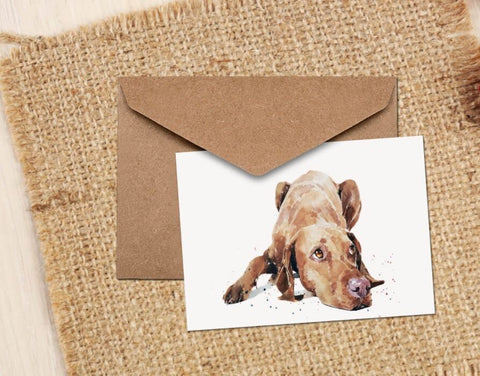 Vizsla Greeting/Note Card.Vizsla cards,Vizsla note cards, Vizsla greeting cards,Vizsla greetings cards
