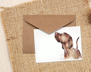 Vizsla What's Cooking Greeting/Note Card.Vizsla cards,Vizsla note cards, Vizsla greeting cards,Vizsla greetings cards