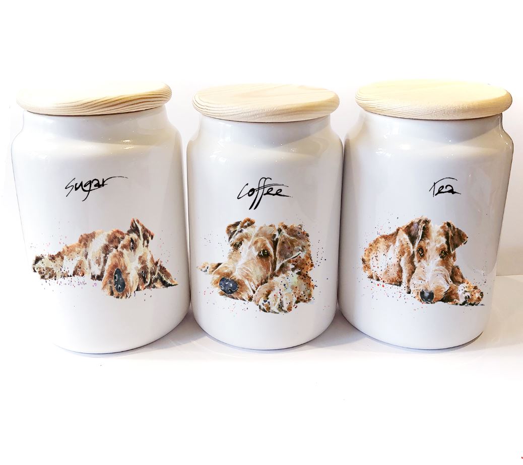 "Irish Terrier" - Airtight Storage Jars