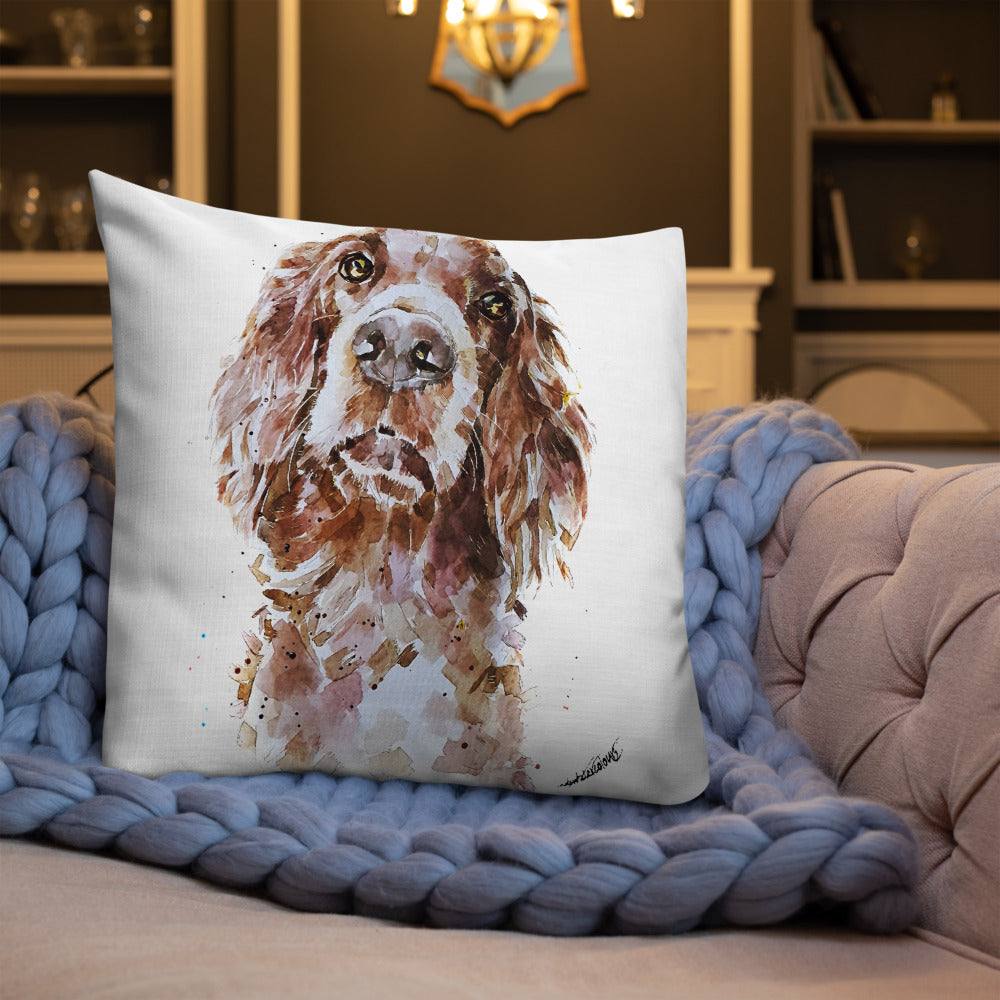 Red Setter | Premium Pillow/Cushion | Edswatercolours