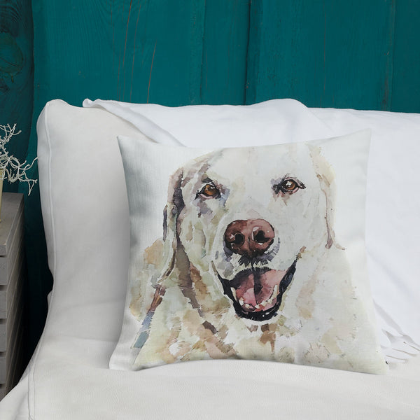 "Labrador (Version 2)" - Premium Pillow/Cushion