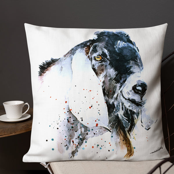 "Nubian Goat Pride" - Premium Pillow/Cushion