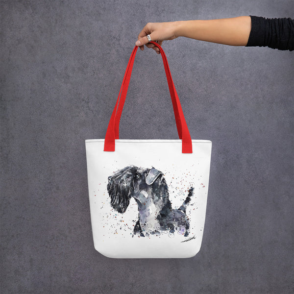 "Kerry Blue Terrier (Version 2)" - Tote Bag