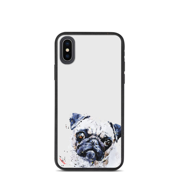 "Pug (Version 3)" - Biodegradable iPhone Case