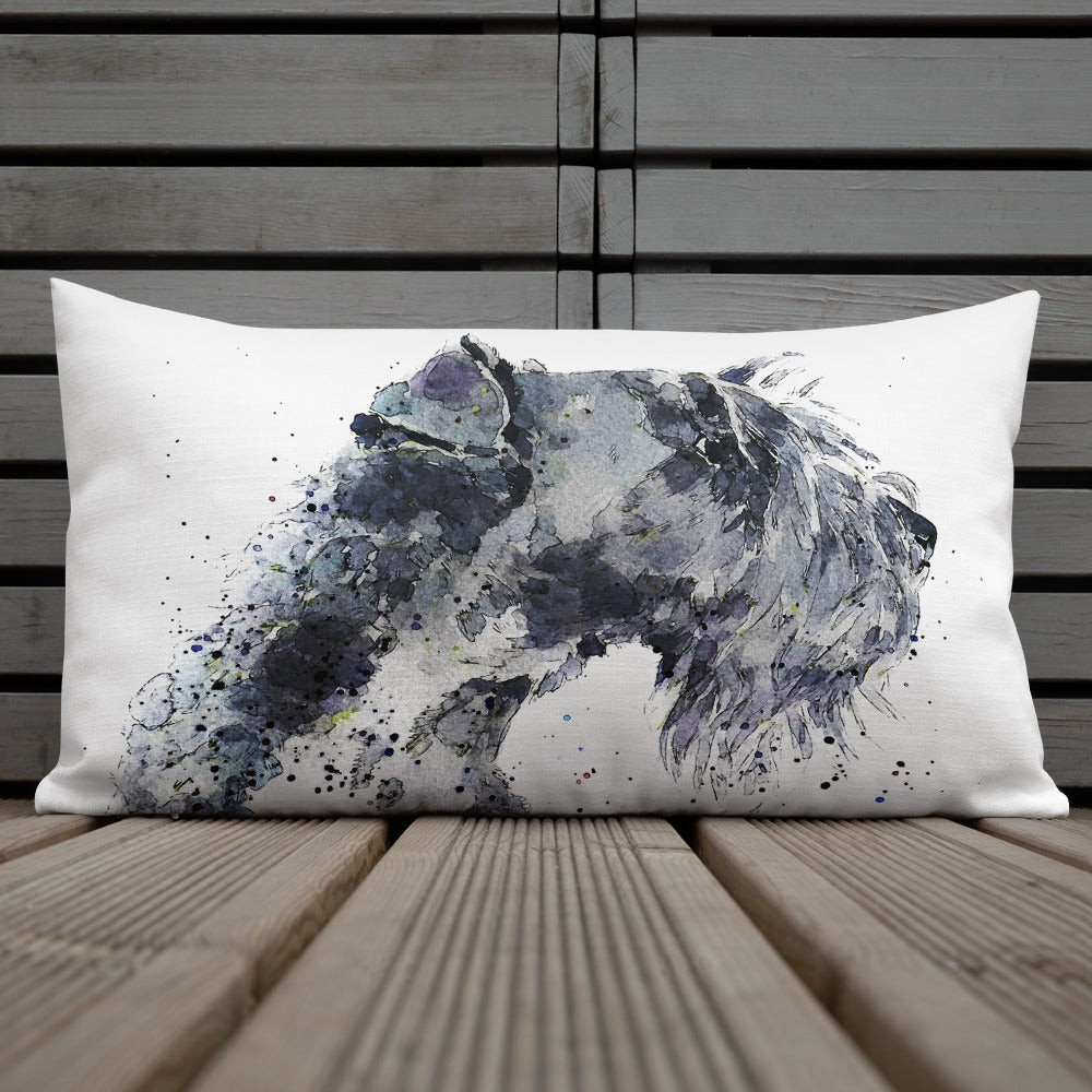 Kerry Blue Terrier Premium Pillow/Cushion
