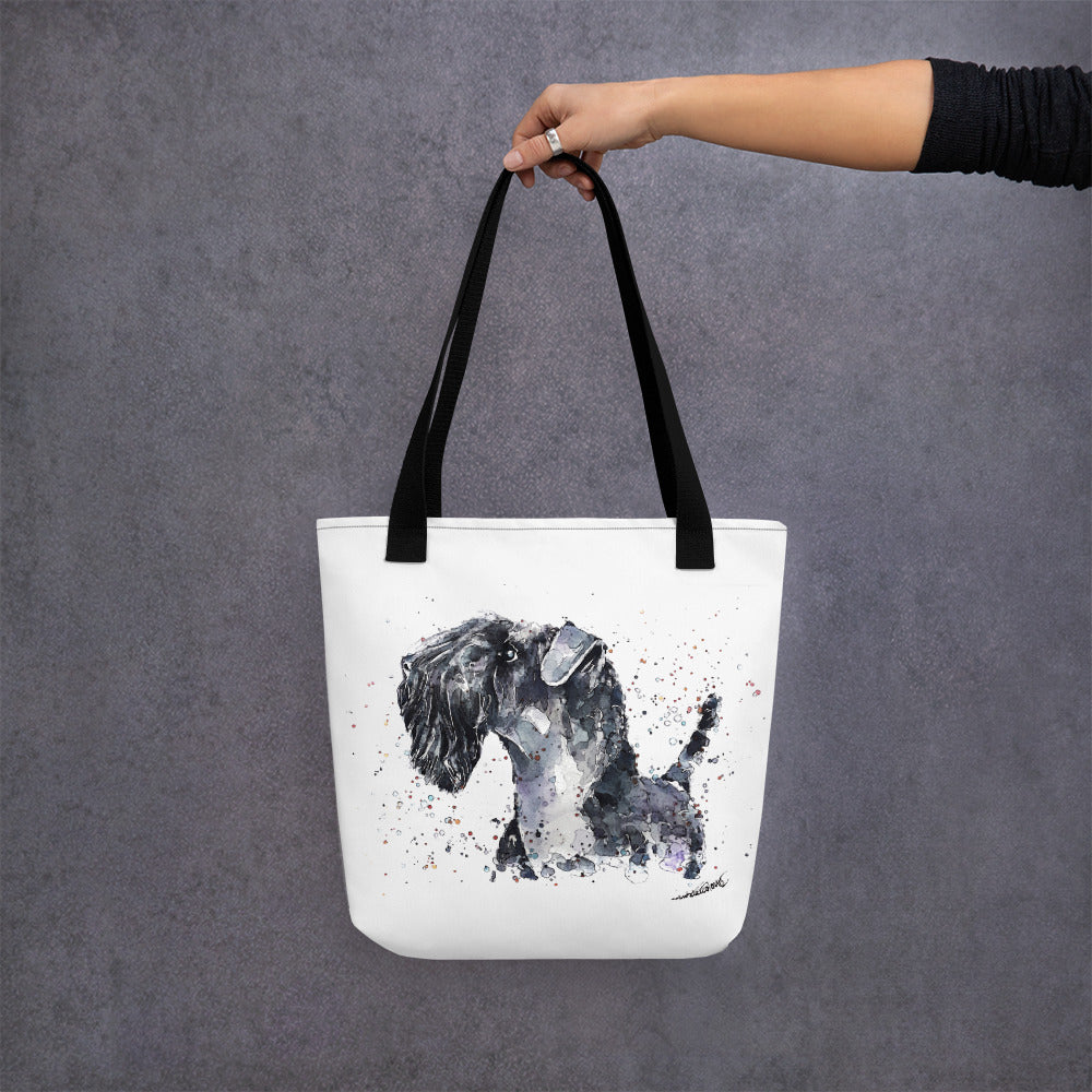 "Kerry Blue Terrier (Version 2)" - Tote Bag