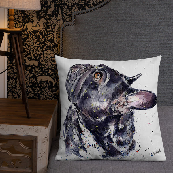 "French Bulldog (Version 1)" - Premium Pillow/Cushion
