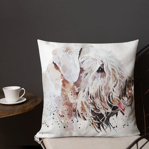 Wheaten Terrier Premium Pillow/Cushion