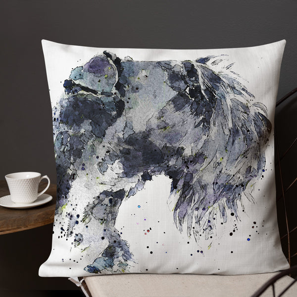 Kerry Blue Terrier Premium Pillow/Cushion