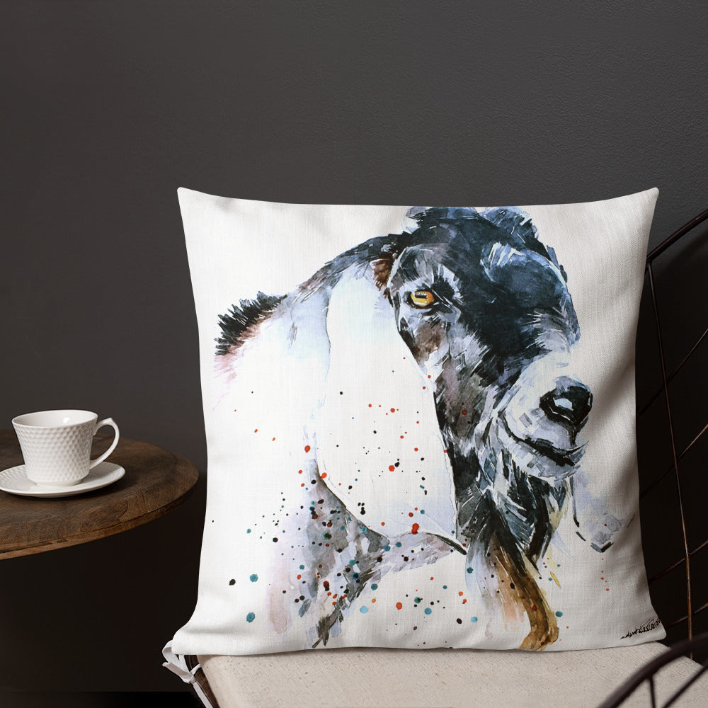 Nubian Goat Pride Premium Pillow/Cushion