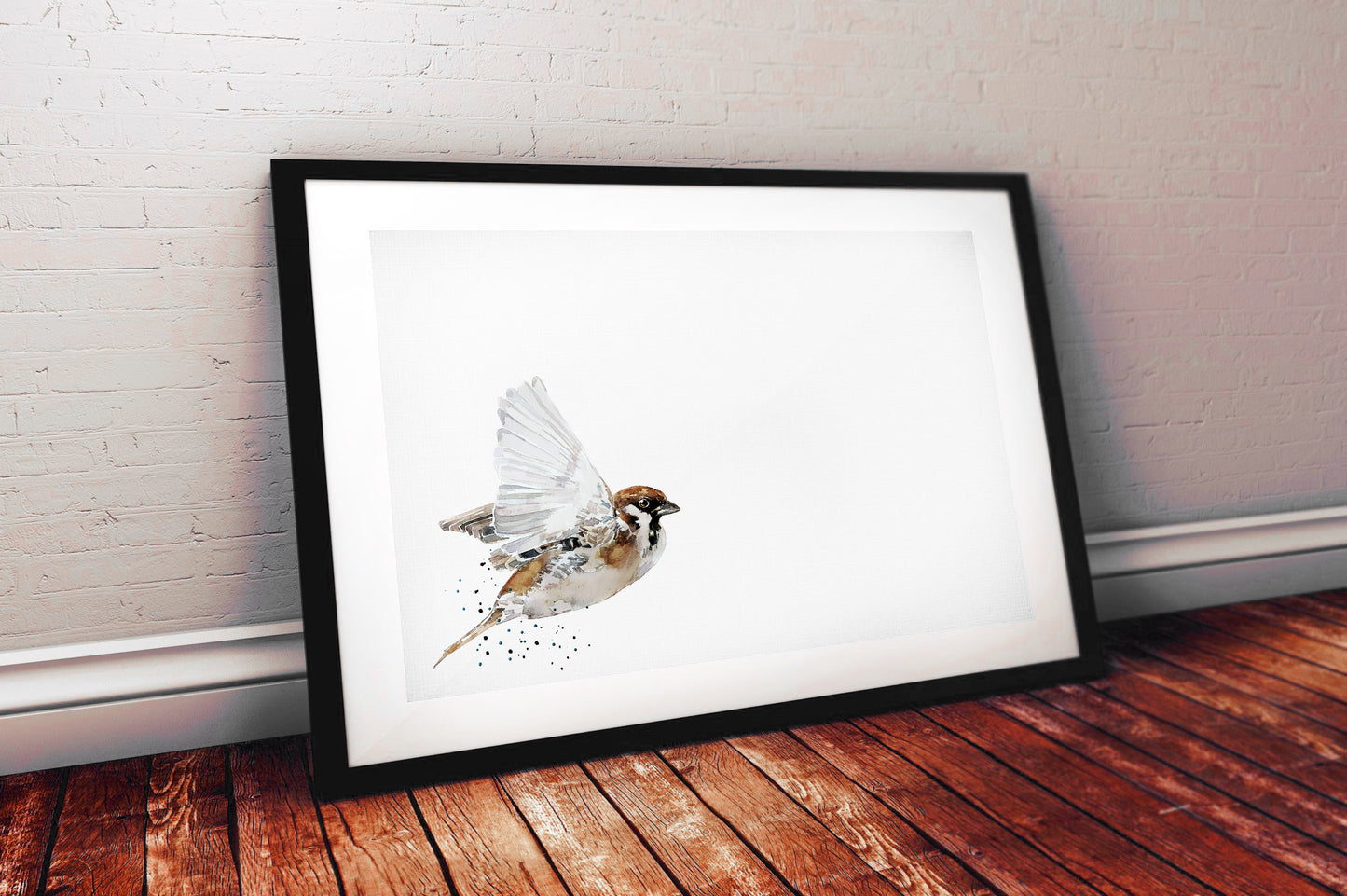 House Sparrow Watercolour Art Print | Bird Lover Gift | Edswatercolours