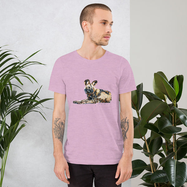 African Wild Dog Short-Sleeve Unisex T-Shirt