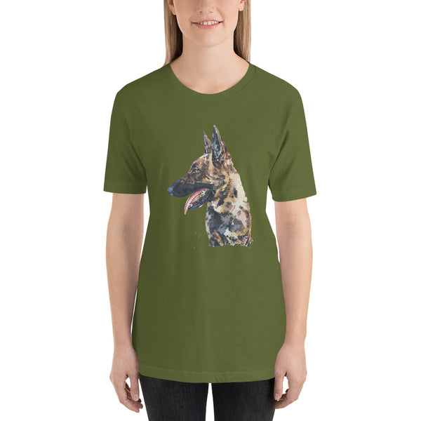Dutch Shepherd Art Short-sleeve unisex t-shirt