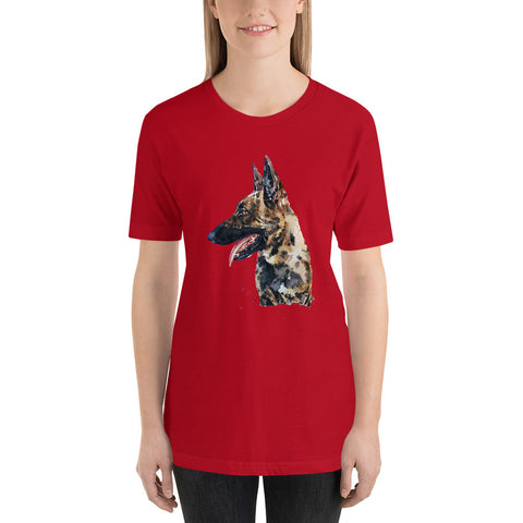 Dutch Shepherd Art Short-sleeve unisex t-shirt
