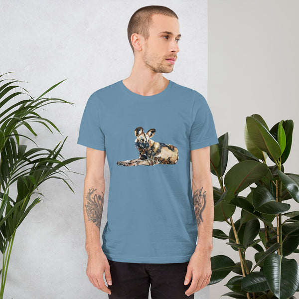 African Wild Dog Short-Sleeve Unisex T-Shirt