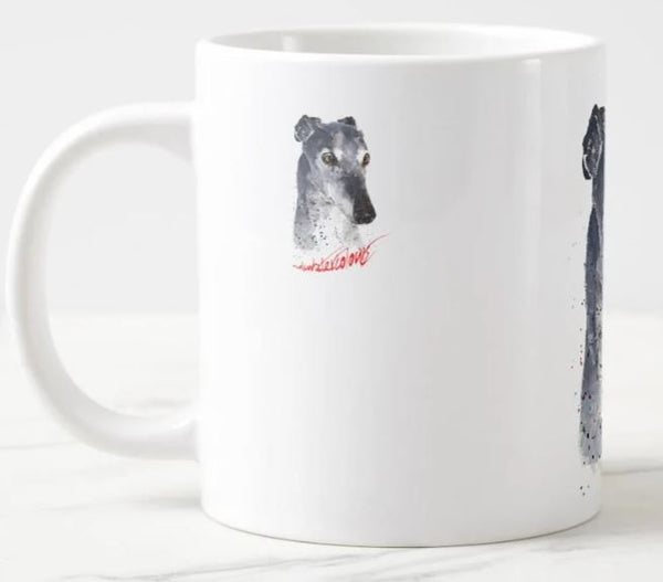A Penny for your thoughts Whippet - Ceramic Mug 15 oz