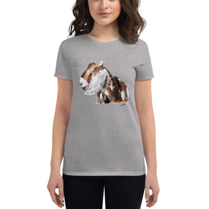 Nubian Goat Women's Fashion Fit T-Shirt | Gildan 880